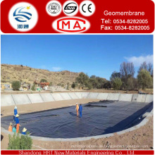 Geomembrane Typ und EVA, HDPE, LDPE, HDPE, Ecb, PVC, Ecb und etc, LLDPE, EVA, PVC, LDPE, LLDPE Material Abdichtung HDPE Blatt